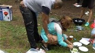 Sex Party in nature porn video